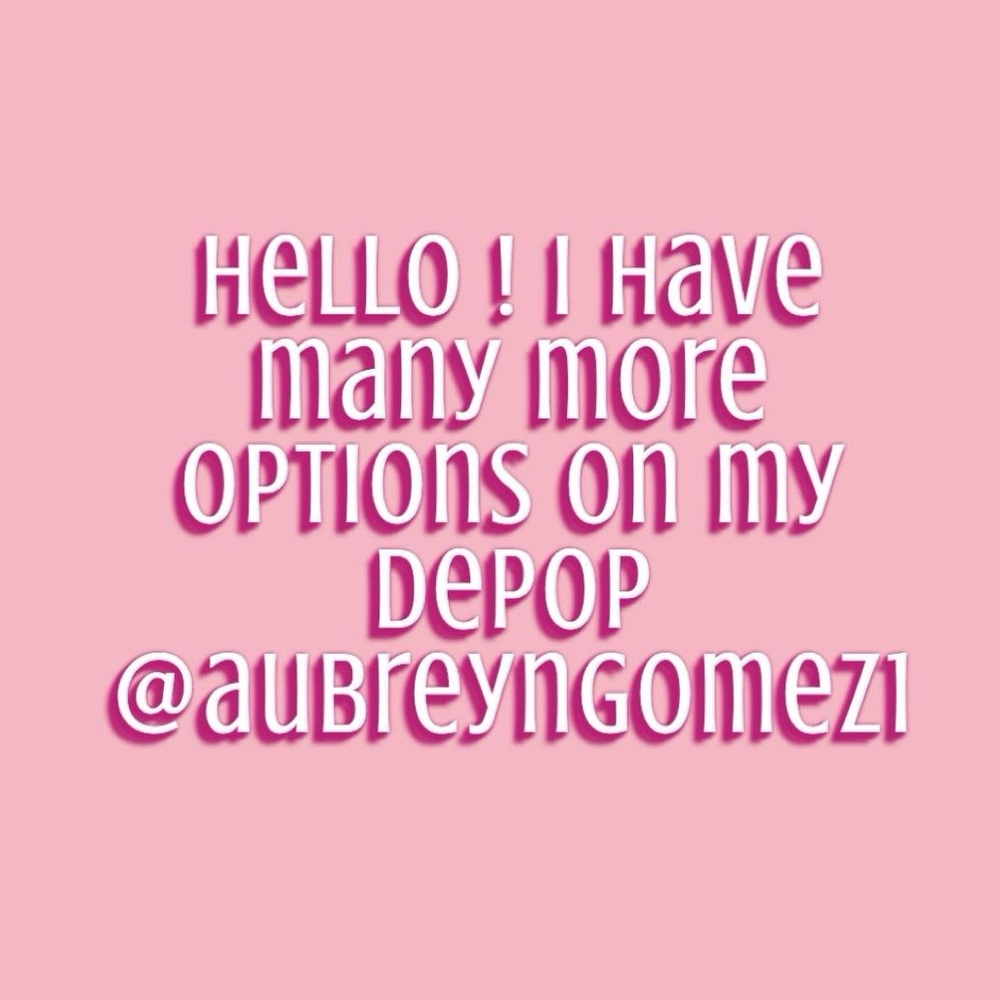 so many more options on depop ! @aubreyngomez1